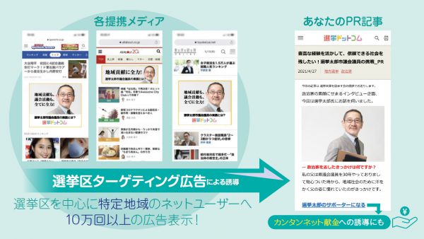 イチニ株式会社、政治家向け広告記事サービスの提供を開始 〜選挙区ターゲティング広告の活用や動画作成もサポート〜